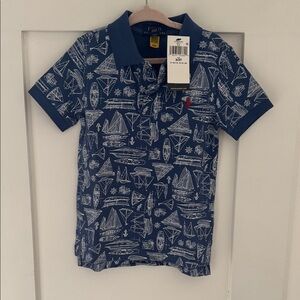Ralph Lauren Blue Kids Polo Shirt